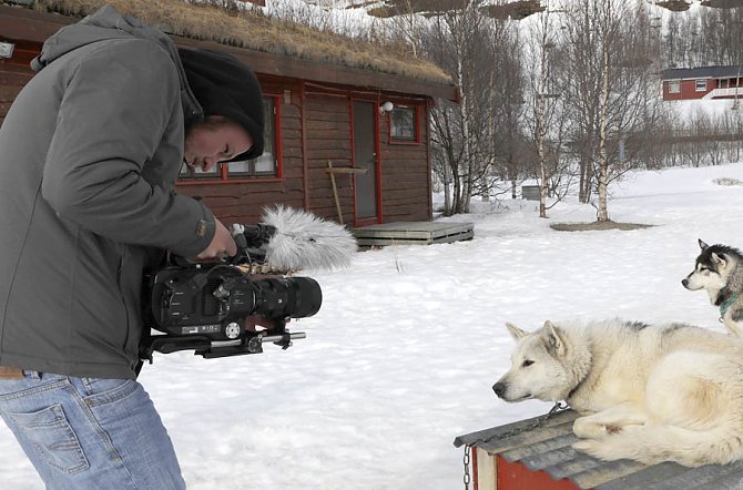 Besuch von einem Filmteam