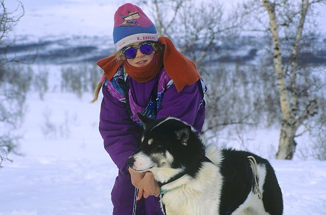 Kinder Huskytour